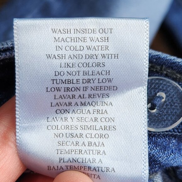 Kancan Jeans Girls 10 Blue Skinny Leg Snap Fly Classic Casual Ankle Denim Kids - Picture 13 of 13